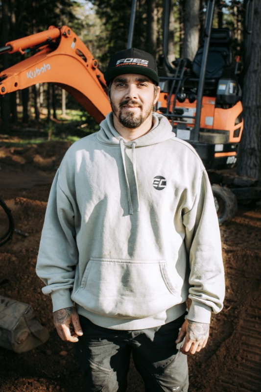 Sam Hill on site